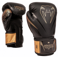 Перчатки боксерские Venum Impact Black/Bronze